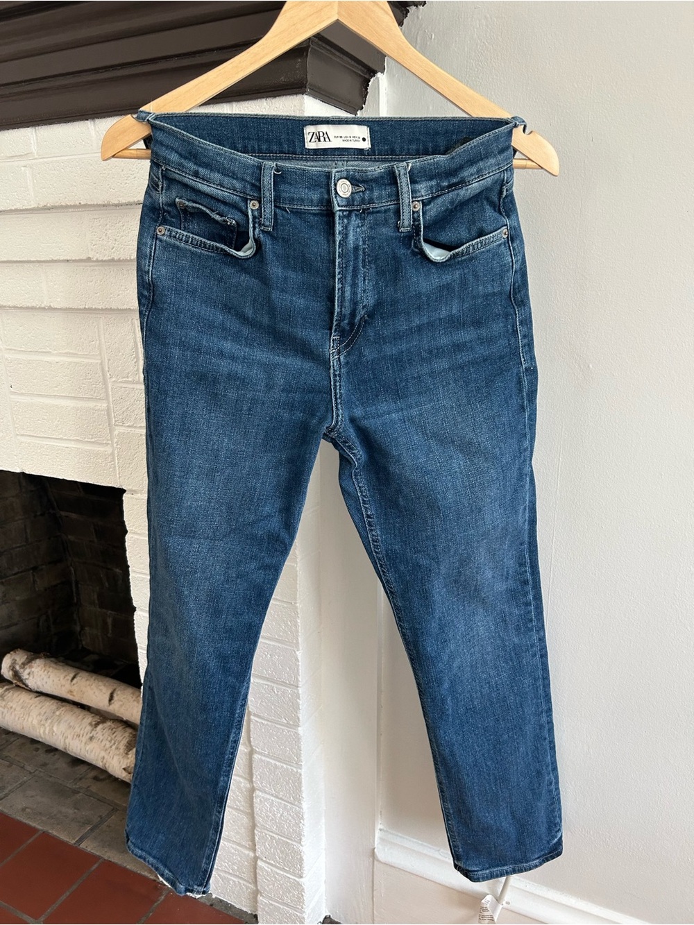 Zara Blue Blue Jeans Size 6
